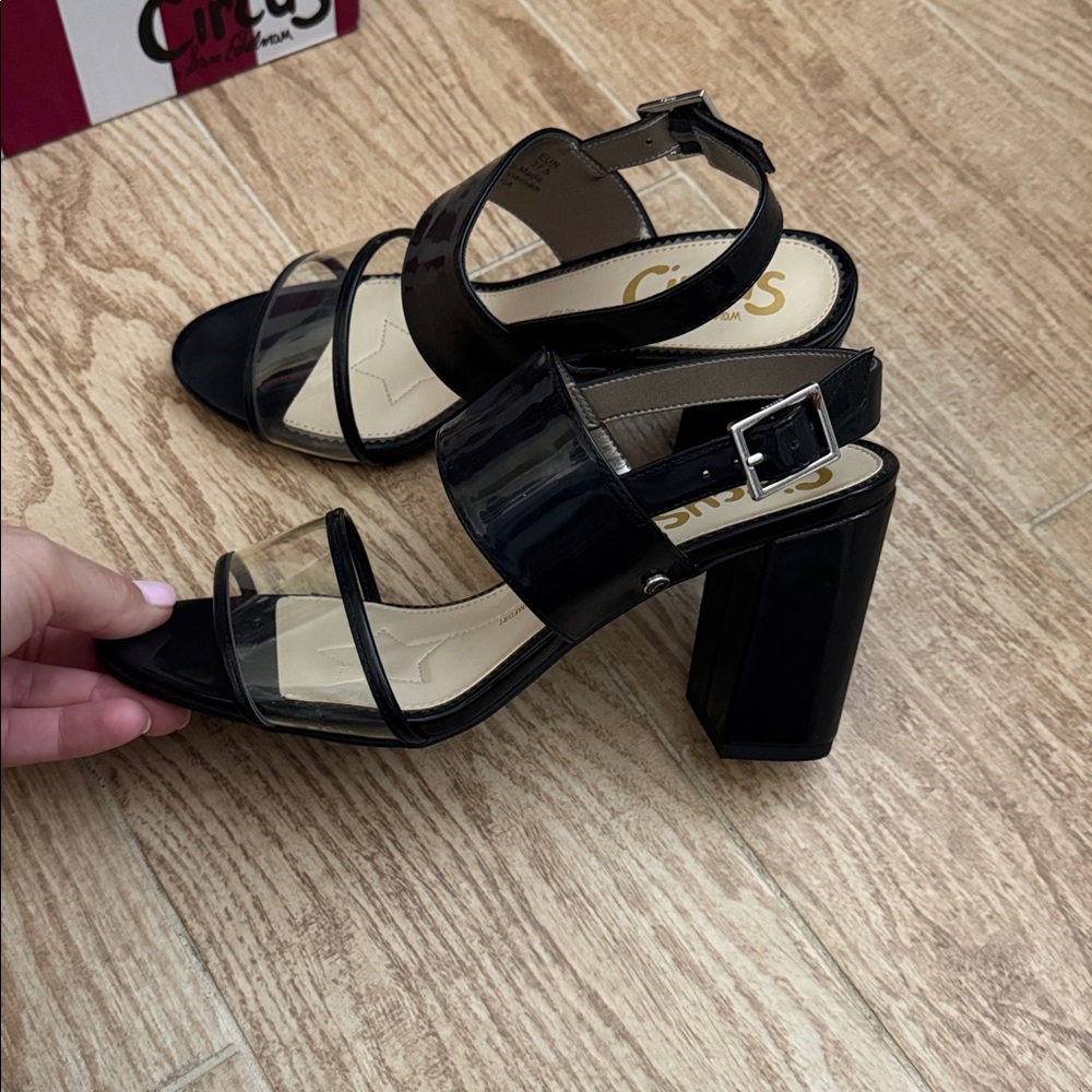 Circus by Sam Edelman Black Transparent Heels - Picture 3 of 6